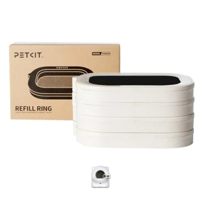 Abbildung von PETKIT Katzenstreu Beutel, für PUROBOT Ultra Selbstreinigende Katzentoiletten,4 Rollen, Große Kapazität, Müllbeutel Katzentoiletten