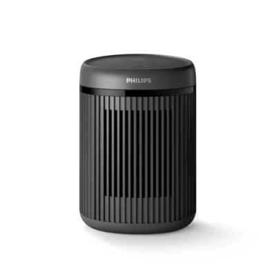 Abbildung von Philips 2000 Serie Energieeffizienter Heizlüfter 1500 W, bis zu 25% Energieeinsparung, leise 24 db(A), 5 Modi, Sicherheitsfunktionen, dunkelgrau (CX2120/01)
