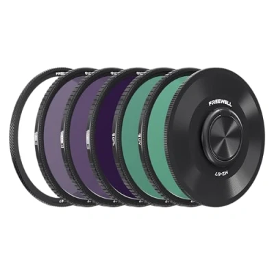 Abbildung von Freewell M2 Magnetic Quick Swap 5er Pack 67mm ND8, ND64, ND1000, CPL &amp; UV Filter