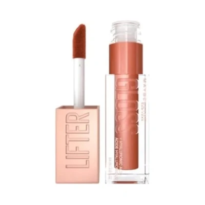 Abbildung von Maybelline New York Glänzender Lipgloss für voller wirkende Lippen, Feuchtigkeitsspendend, Mit Hyaluronsäure, Lifter Gloss, Farbe: Nr. 17 Copper (Bronze), 1 x 5,4 ml