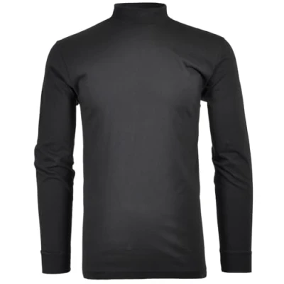 Abbildung von RAGMAN Herren Stehkragenshirt langarm Gr. L, Schwarz 009