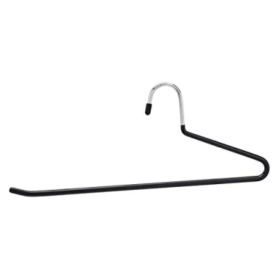 Abbildung von Amazon Basics Hosenbügel, einfaches Aufhängen, 30er Pack, Verchromt