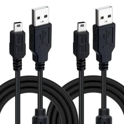 Abbildung von Mcbazel PS3 Ladekabel 2Pcs 3M Controller Mini USB Kabel für Sony / Slim/Dualshock 3