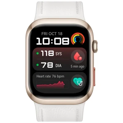 Abbildung von Huawei Watch D2 Gold (Witte Armband)
