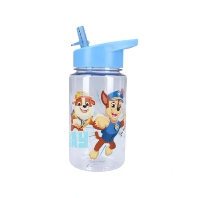 Abbildung von My sweety pop Trinkflasche für Jungen, Paw Patrol, transparent, Kunststoff, Kinder, Kindergarten, Schule, Urlaub, Mahlzeit, 12 cm, 450 ml, Hydrierung, Geschenkidee