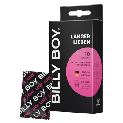 Abbildung von BILLY BOY Kondome Länger Lieben 10er 52 mm für ein längeres und intensiveres Erlebnis (1x10 Stück)