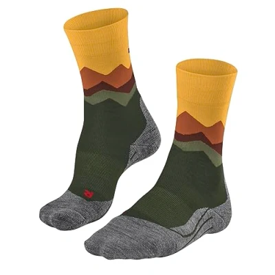 Abbildung von FALKE Herren Wandersocken TK2 Explore M So Wolle Funktionsmaterial antiblasen dick 1 Paar, Grün Vertigo 7962 Crest O, 42 43
