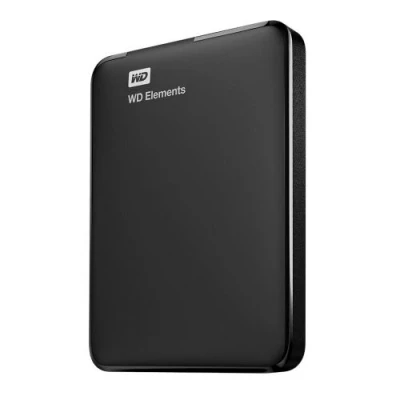 Abbildung von WD Elements Portable externe Festplatte 4 TB (mobiler Speicher, USB 3.0 Schnittstelle, Plug and Play, für Windows formatiert) Schwarz