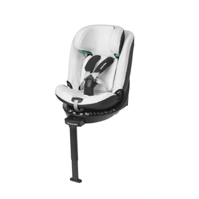 Abbildung von Maxi Cosi Autositzbezug aus Bio Baumwolle für Emerald 360 S, Babyschalenbezug, weiches, atmungsaktives und feuchtigkeitsabsorbierendes Material, waschmaschinenfest, Natural White