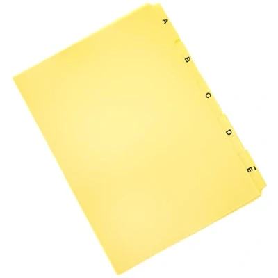 Abbildung von Durable Leitregister A Z, A5 quer, 1 Stück, gelb, 365004