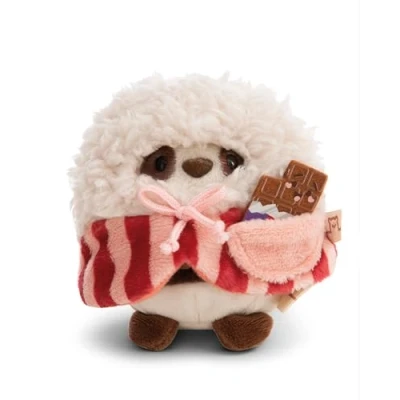 Abbildung von NICI Kuscheltier Panda Kono 8cm mit Schokolade &amp; Popcornkostüm in Geschenkbox weiß Stofftier aus weichem Plüsch, niedliches Plüschtier zum Kuscheln und Spielen, für Kinder Erwachsene 61654
