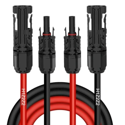 Abbildung von Solarkabel 4mm²/6mm², Verlängerung 1/2/3/5/10M (5M AWG12/4mm)