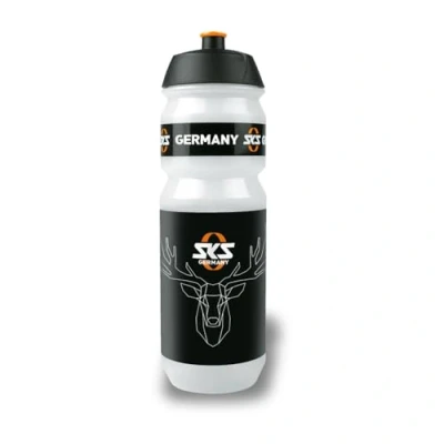 Abbildung von SKS GERMANY Hirsch BOTTLE LARGE 750 ml Fahrradflasche in Design, Fahrradzubehör (Flasche mit Shiva Verschluss, für alle gängigen Flaschenhalterungen, auslaufsicheres Push Pull Ventil)