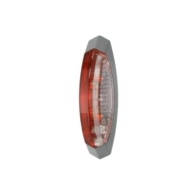 Abbildung von HELLA 2XS 008 479 011 Umrissleuchte Begrenzungsleuchte Anhänger Wohnwagen Halogen 12V Anbau ECE Lichtscheibenfarbe: klar/rot rechts/seitlicher