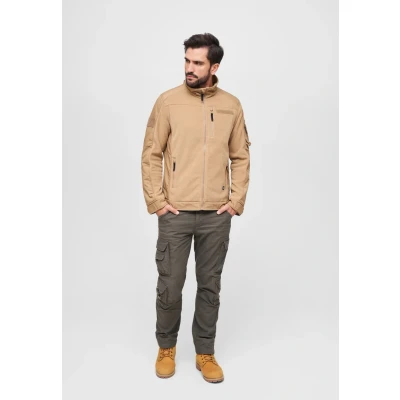 Abbildung von Brandit Fleecejacke, Herren, Größe: Medium, Camel