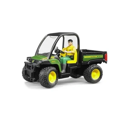 Abbildung von Bruder 02490 John Deere Gator XUV 855D mit Fahrer 1:16 Fahrzeuge, Landwirtschaft, Forstwirtschaft, Arbeiter, bworld Figur, Transporter, Jeep, Geländewagen