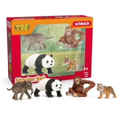 Abbildung von Schleich 42721 WILD Life Asien Starter Set, ab 3 Jahren, Spielfigur, 25 x 8 19 cm