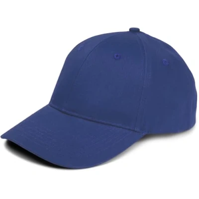 Abbildung von styleBREAKER Unisex Baseball Cap mit gebürsteter Oberfläche, 6 Panel Einfarbig, Basecap Klettverschluss verstellbar 04023018, Farbe:Royalblau