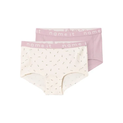 Abbildung von NAME IT Mädchen NKFHIPSTER 2P Buttercream FLORAL NOOS Unterhose, 158/164