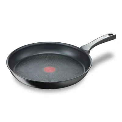 Abbildung von Tefal Unlimited On Bratpfanne 32 cm Induktionspfanne mit kratzfester Titanium Antihaft Beschichtung, Thermo Signal bei idealer Brattemperatur, PFOA frei, geeignet für alle Herdarten, schwarz, G25908
