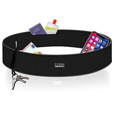 Abbildung von Laufgürtel für Handy Smartphone universal iPhone 14 S23 13 12 Pro Max Galaxy Samsung A52 A53 S20 S22 A 52 S21 FE Huawei Xiaomi Pixel Hüfttasche Lauftasche Joggen Handytasche schwarz S