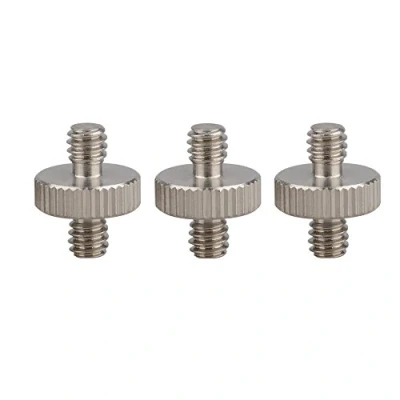 Abbildung von CAMVATE 1/4&quot; Stecker auf zweigeteilter Schraube Adapter (3 Stück)
