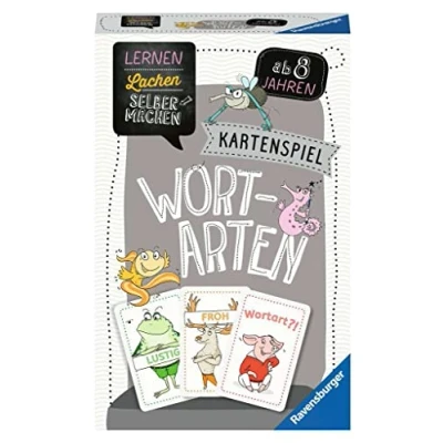Abbildung von Ravensburger 80353 Lernen Lachen Selbermachen: Wortarten, Lernspiel, Kartenspiel