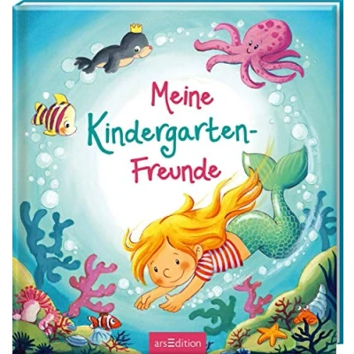Abbildung von Meine Kindergarten Freunde (Meerjungfrau): Freundebuch ab 3 Jahren für und Kita, Jungen Mädchen