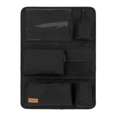 Abbildung von LÄSSIG Autoorganizer Autorücksitzorganizer Rücksitztasche für Auto zum Hängen zusammenklappbar/Car Wrap to Go Black Edition