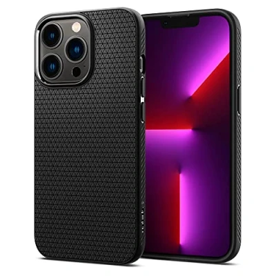 Abbildung von Spigen Liquid Air Hülle Kompatibel mit iPhone 13 Pro Matte Black