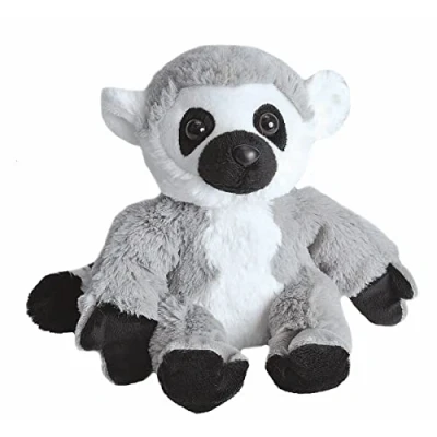 Abbildung von Wild Republic 15038 Hug &#039;ems Plüschtier, Kuscheltier, Ringelschwanz Lemur, Katta 18 Cm
