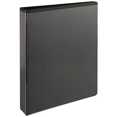 Abbildung von Esselte 49717 Ringbuch Präsentation, mit Taschen, A4, PP, 4 Ringe, 30 mm, schwarz