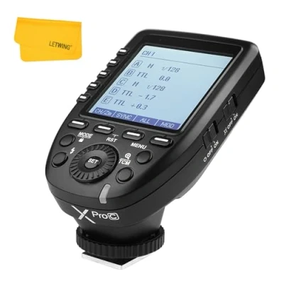 Abbildung von Godox Xpro c E TTL 2.4 G Wireless High Speed Sync 1/8000s X System HSS Blitzauslöser für Canon EOS Kameras
