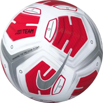 Abbildung von Nike Strk Team 290G Fa24 Fußbälle, White/Bright Crimson/Silver, 5