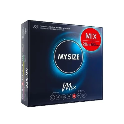Abbildung von My.Size Mix Kondome Größe 5, 60 mm, Großpackung, Inhalt 28 Stück