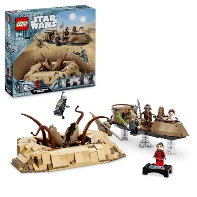 Abbildung von LEGO Star Wars: Die Rückkehr der Jedi Ritter Wüsten Skiff und Sarlacc Grube, Fantasy Set zum Sammeln Bauen, Bauspielzeug, Geschenk für Jungen, Mädchen alle Fans 75396