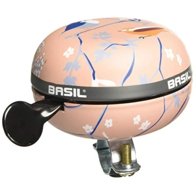 Abbildung von Basil Big Bell Wanderlust Fahrradklingel, Pink, 80 mm