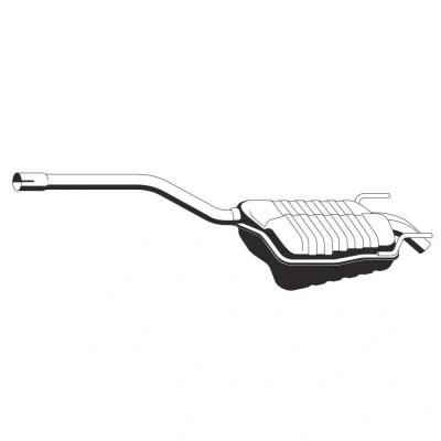Abbildung von ERNST 351140 Endschalldämpfer 1160mm MERCEDES BENZ: C Class Saloon