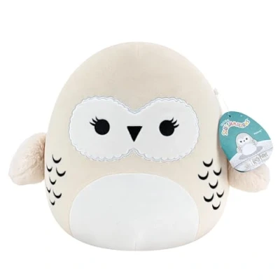 Abbildung von Squishmallows SQWB00099 Harry Potter Hedwig 25 cm, offizielles Jazwares Plüsch, superweiches Kuscheltier
