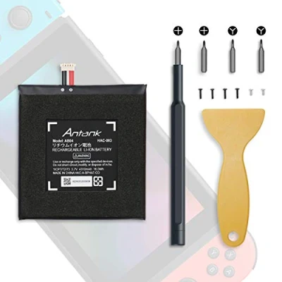 Abbildung von Antank Ersatzakku HAC 003 Kompatibel mit [2017] Nintendo Switch 001 Spielekonsole Akku Wechseln, 4310 mAh DIY Reparieren Werkzeugsatz
