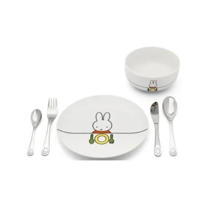 Abbildung von Set de vaisselle pour enfant Miffy 6 pièces, personnalisé Baby &amp; Kind