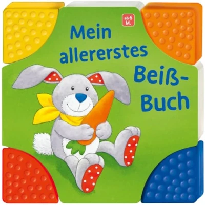 Abbildung von Mein allererstes Beißbuch: Pappbilderbuch mit bunten Beißecken für Babys ab 6 Monaten Hilft beim Zahnen