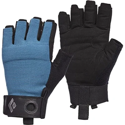 Abbildung von Black Diamond Unisex Crag Half Finger Gloves Kletter Handschuhe, Klettersteig, Astral Blue, S