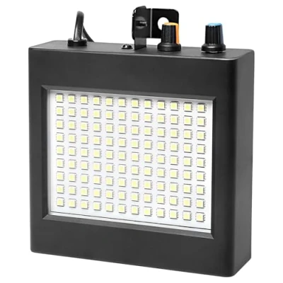 Abbildung von 108 Led Stroboskop Disco Licht, Blitzer Blitzlicht für Party, Stroboskope Mini Atomic Strobe Light Stroposkopblitzer Blinklicht Lights Halloween Lichttechnik