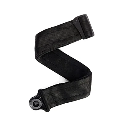 Abbildung von D&#039;Addario Accessories Auto Lock Gitarrengurt mit Verschluss Locking Guitar Strap Schwarz, Nylon