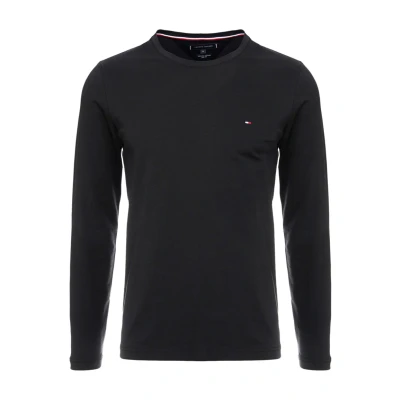 Abbildung von Tommy Hilfiger SLIM FIT LONG Sleeve TEE Langarmshirt, Herren, Größe: 3XL, Black