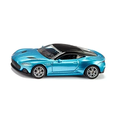 Abbildung von siku 1582, Aston Martin DBS Superleggera, Spielzeug Auto, Metall/Kunststoff, Blau, Türen zum Öffnen, Sportfelgen mit Gummireifen