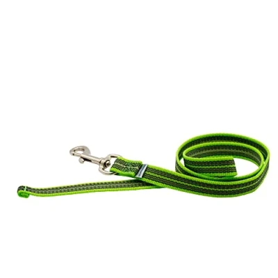 Abbildung von Gummierte Leine ohne Handschlaufe grün, 300 cm (3 m)