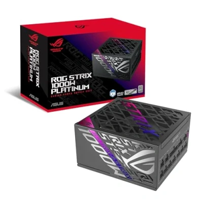 Abbildung von ASUS ROG Strix 1000 W Platinum Netzteil, 80 Plus Platinum, ATX 3.1, Cybenetics Lambda A+, GAN Mosfet, GPU First Intelligent Voltage Stabilizer, 10 Jahre Abdeckung