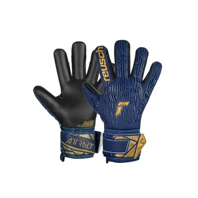 Abbildung von Reusch Attrakt Freegel Silver Junior Torwarthandschuhe für Kinder mit Evolution Negative Cut und exzellentem Grip